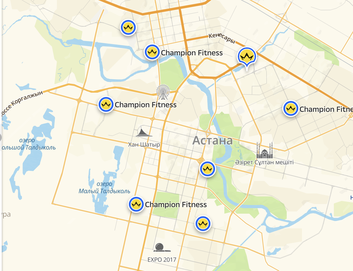 2ГИС Champion Fitness