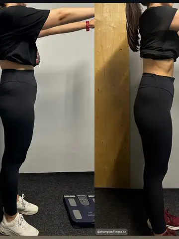Результат тренировок в фитнес-клубе Champion Fitness